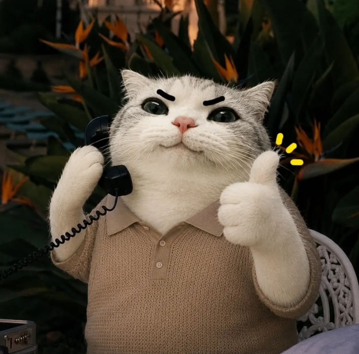 TITAN on a landline outdoors