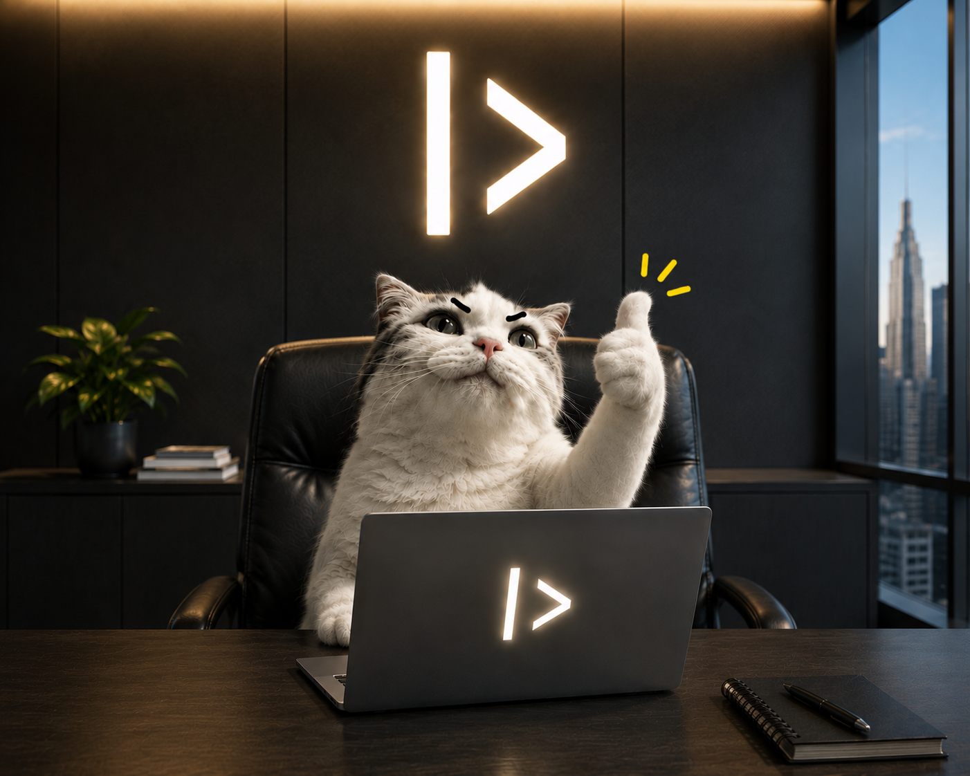 TITAN in a DexScreener office