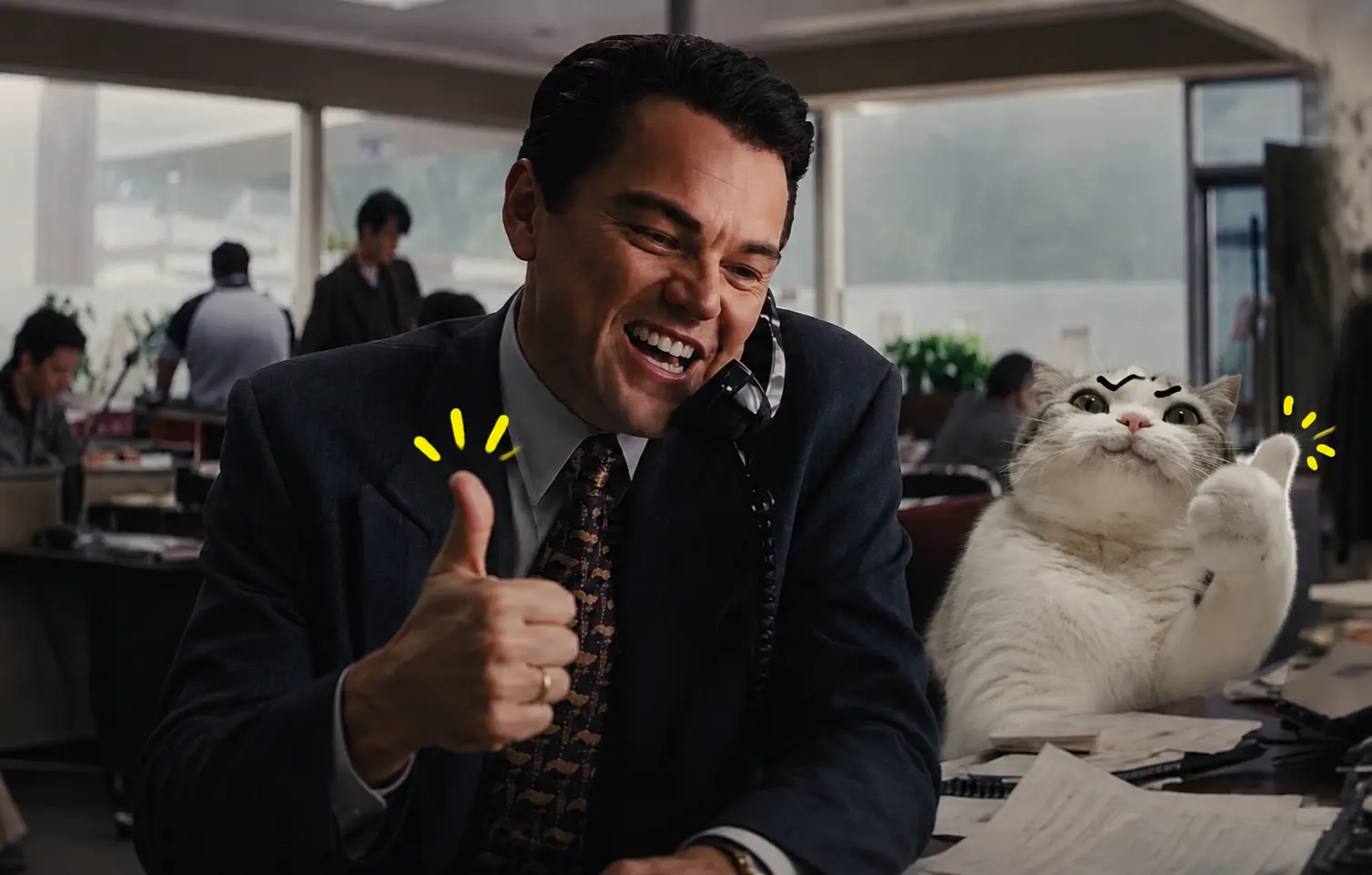 TITAN next to a Wall Street broker