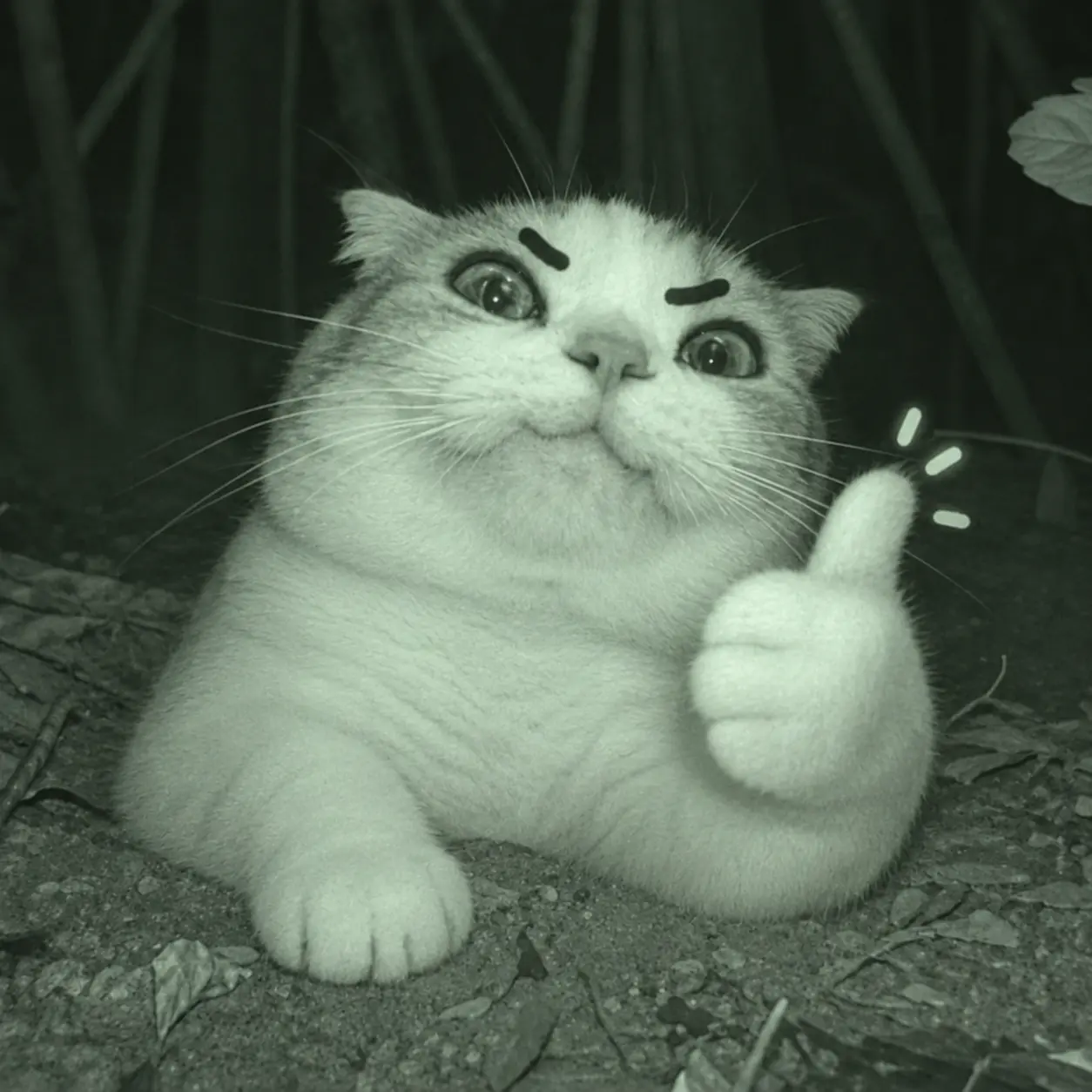 TITAN caught on night vision camera